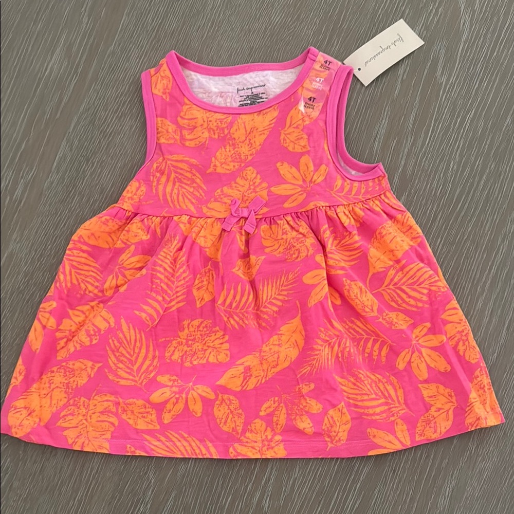 First Impressions Pink and Orange Tank Top